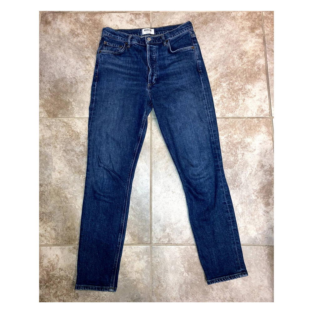 Agolde Pinch Waist High Rise Kick Jeans